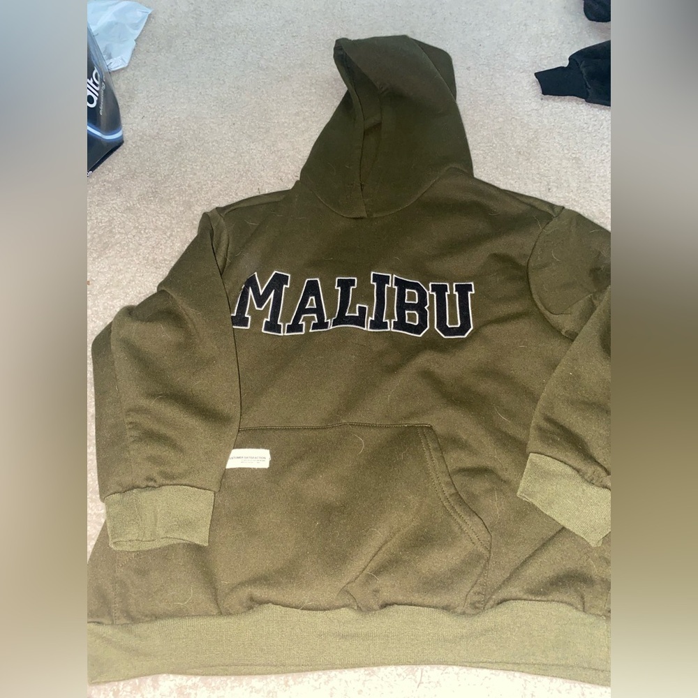 Olive Green Malibu Hoodie
